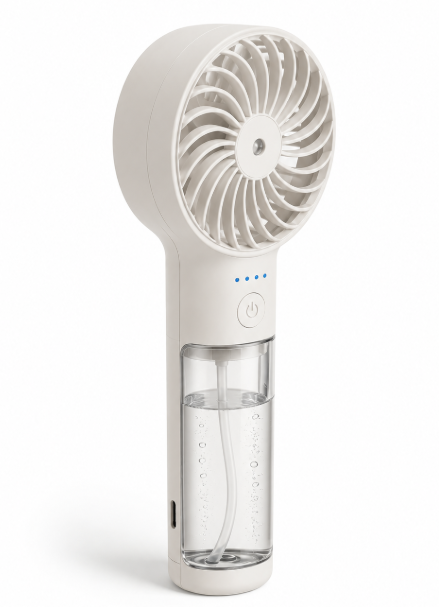 Mini Ventilador de Mano con Pulverizador
