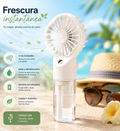 Mini Ventilador de Mano con Pulverizador